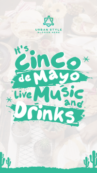 Cinco De Mayo Party Instagram story Image Preview