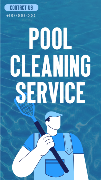 Let Me Clean that Pool Facebook Story Design