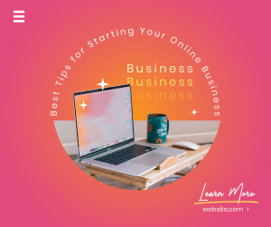 Into Online Business Facebook post
