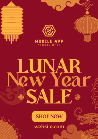 Lunar New Year Sale Poster Image Preview