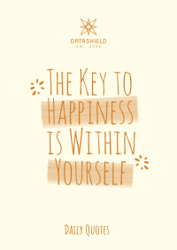 Happiness Within Yourself Poster Image Preview