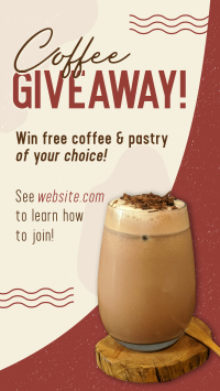 Coffee Giveaway Cafe Facebook story Image Preview