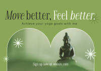 Sign up Yoga Studio  Postcard Image Preview