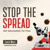 Medical Health Vaccination Linkedin Post Design