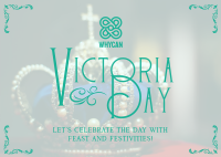 Victoria Day Celebration Elegant Postcard Image Preview