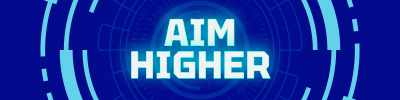 Aim Higher LinkedIn banner Image Preview