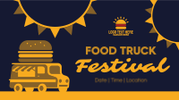 Festive Food Truck Facebook event cover Image Preview