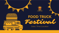 Festive Food Truck Facebook event cover Image Preview