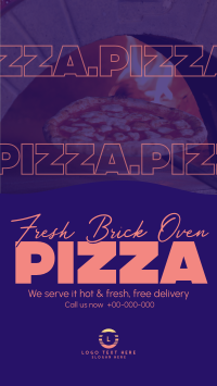 Hot and Fresh Pizza Instagram reel Image Preview