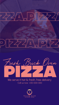 Hot and Fresh Pizza Instagram Reel Image Preview