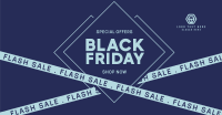 Flash Sale Black Friday Facebook Ad Design