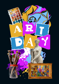 Art Day Collage Poster Image Preview