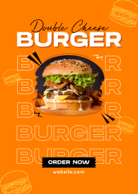 Cheese Burger Restaurant Flyer Design