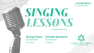 Singing Lessons Facebook event cover Image Preview