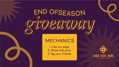 End of Season Giveaway Facebook event cover Image Preview