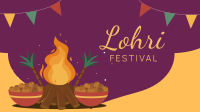 Lohri Festival Zoom background Image Preview
