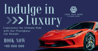 Luxurious Car Rental Service Facebook ad Image Preview