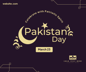Pakistan Day Ornaments Facebook post Image Preview