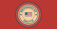 4th of July Badge Facebook ad Image Preview