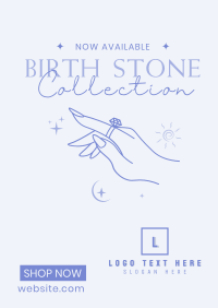 Birth Stone Poster Design