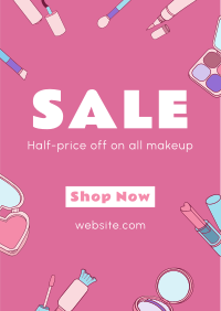 Makeup Sale Flyer Design