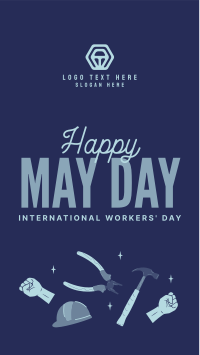 International Workers Day Facebook Story Design