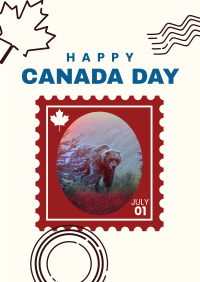 Canada Bear Stamp Flyer Image Preview