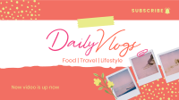 Scrapbook Daily Vlog Facebook event cover Image Preview