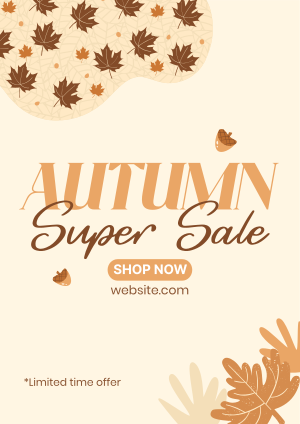 Autumn Season Sale Flyer Image Preview