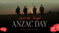 Silhouette Anzac Day Animation Image Preview