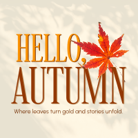 Cozy Autumn Greeting Linkedin Post Image Preview