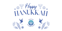 Hanukkah Menorah Twitter post Image Preview