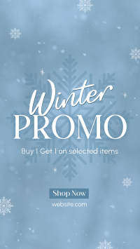 Winter Season Promo Facebook Story Design