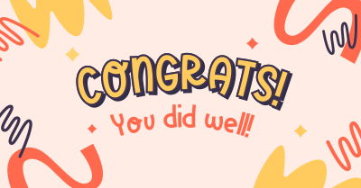 To Your Well-deserved Success Facebook ad Image Preview