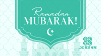 Ramadan Temple Greeting Facebook event cover Image Preview