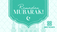 Ramadan Temple Greeting Facebook Event Cover Design