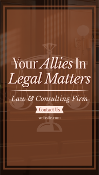 Law Consulting Firm Instagram reel Image Preview