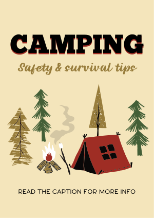 Cozy Campsite Flyer Image Preview