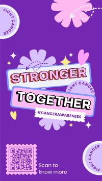 We're Stronger than Cancer YouTube short Image Preview