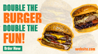 Burger Day Promo Facebook event cover Image Preview