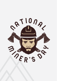 National Miner's Day Poster Image Preview