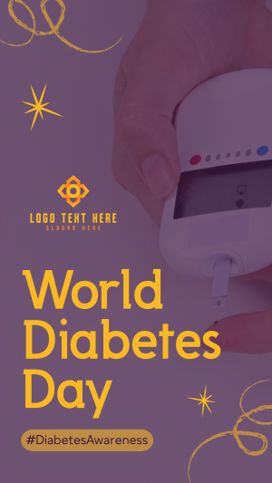 Diabetes Awareness Day Instagram story Image Preview