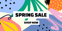Fun Spring Sale Twitter Post Design