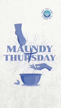 Maundy Thursday Cleansing Instagram Story Design