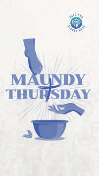 Maundy Thursday Cleansing Instagram story Image Preview