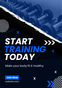 Gym Training Flyer Image Preview