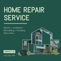 Home Repair Service Instagram Post Design
