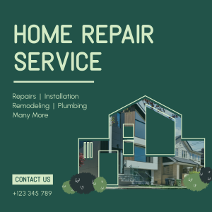 Home Repair Service Instagram post Image Preview