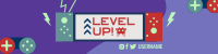 Gamer Level Up Twitch banner Image Preview