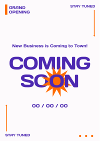 New Business Coming Flyer Image Preview